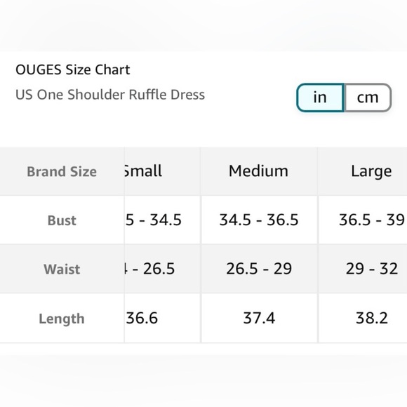 OUGES Womens One Shoulder Ruffle Dress A Line Summer Cocktail Party Mini Dress - Picture 4 of 4